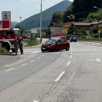 Verkehrsunfall Kreuzung B54 / L144